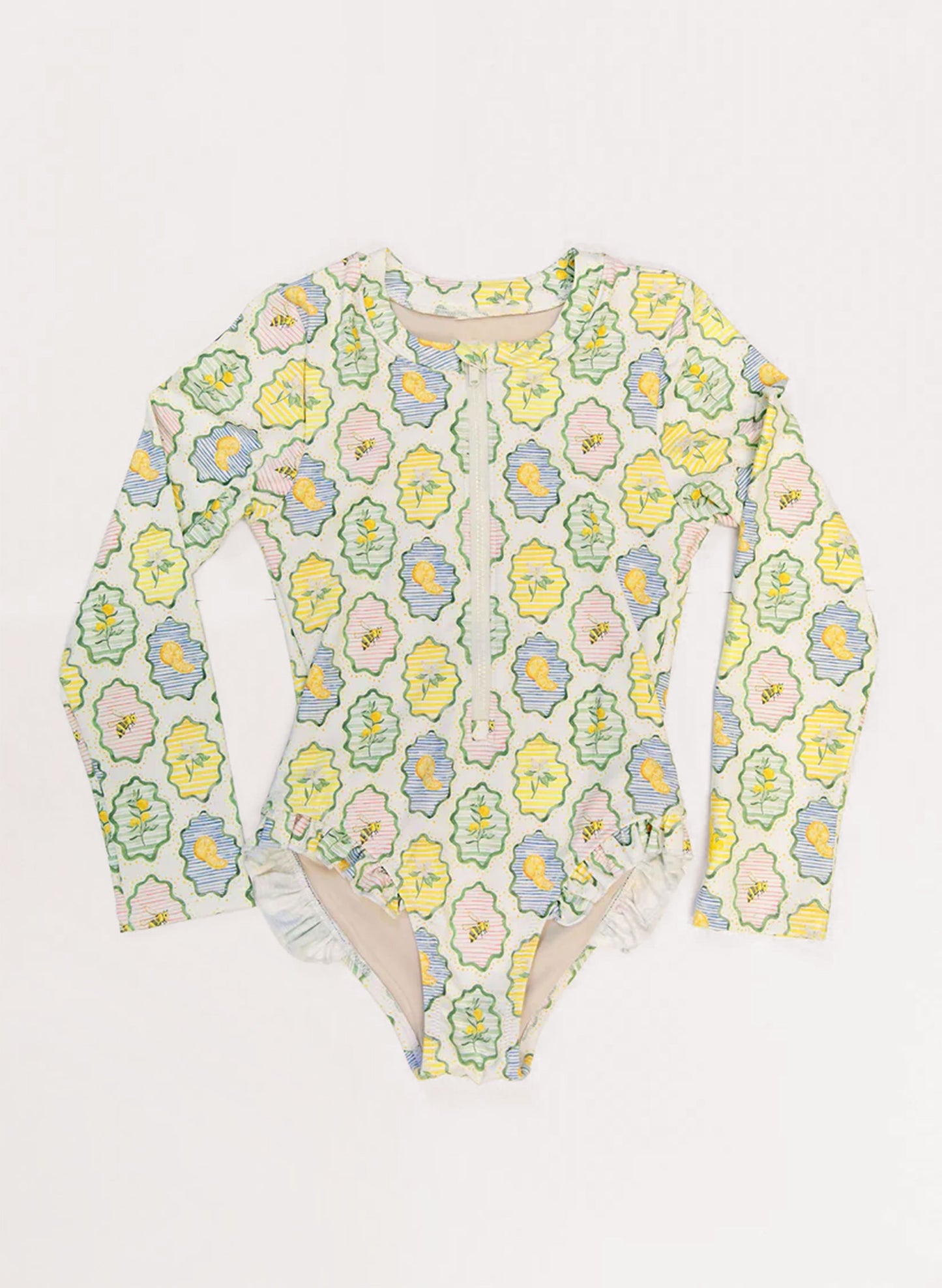 Girl's Rashguard Swimsuit - Nature's Windows
