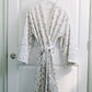 Women's Dahlia Organic Bathrobe - Botanical Whisper