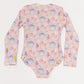 Girls Rashguard Swimsuit - Pink Bubbles