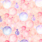 Girls Rashguard Swimsuit - Pink Bubbles