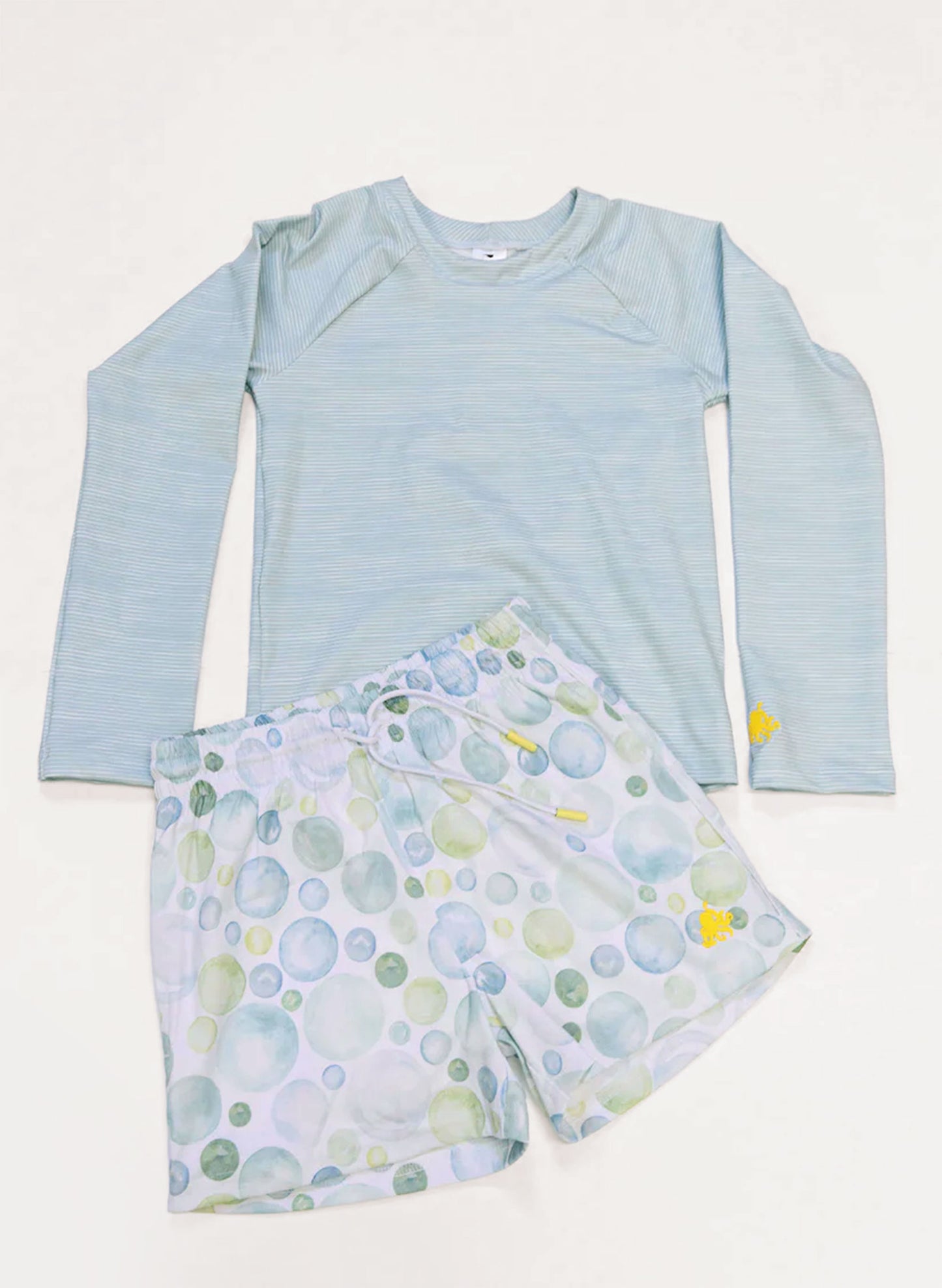 Boys Swim Short - Seafoam Bubbles