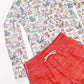 Boys Swim Short - Racing Red Stripe