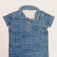 Dax French Terry Polo - Sailor Navy Stripe