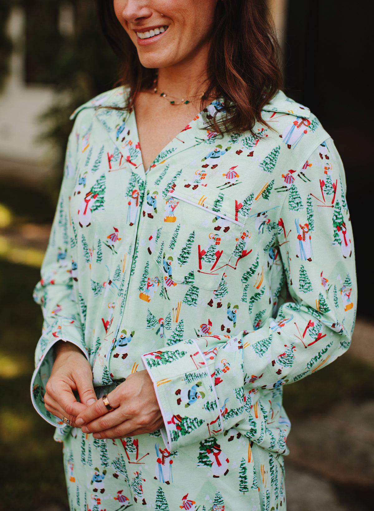 Women's Parker Pajama Set - A Jolly Good Time