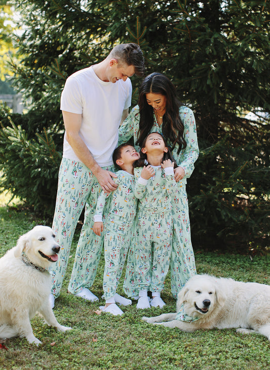 Children's Two Piece Pajamas - A Jolly Good Time