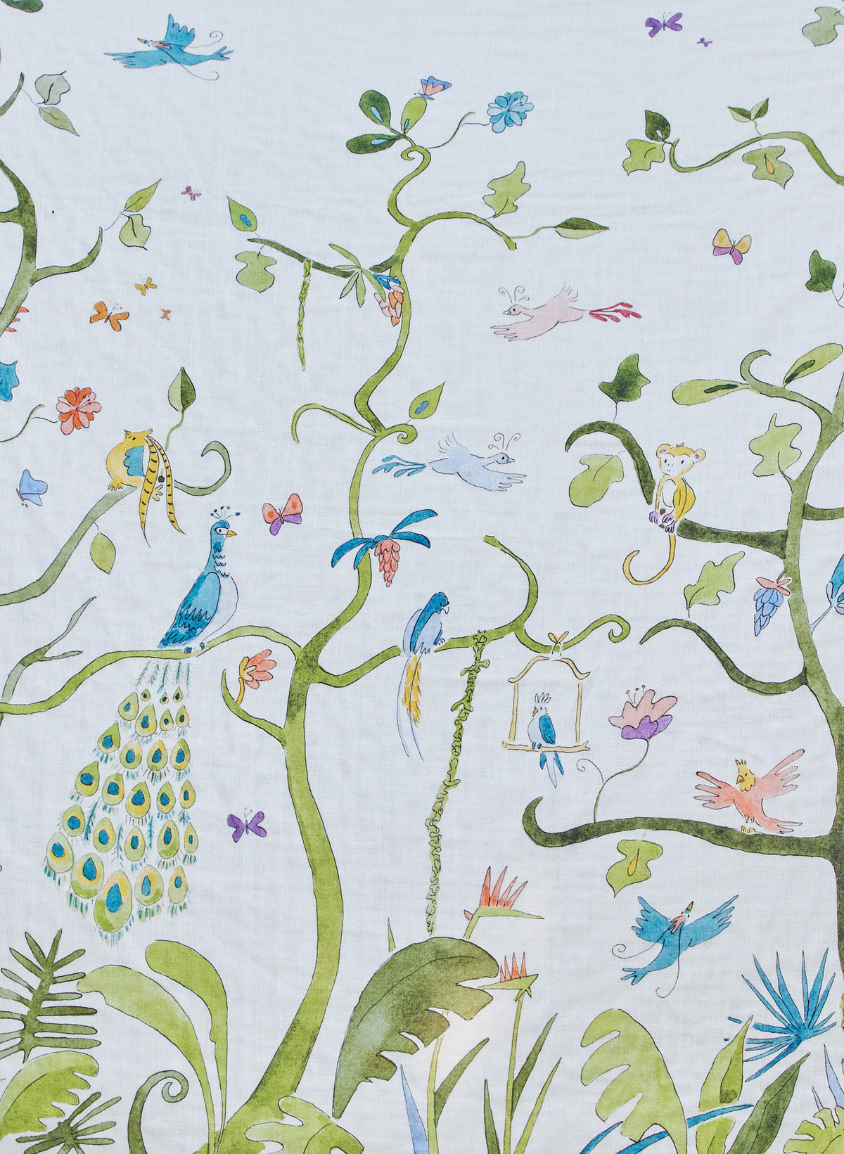 Organic cotton muslin shawl blanket by Timo & Violet