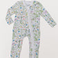 Baby Zippered One-Piece - Tropical Garden