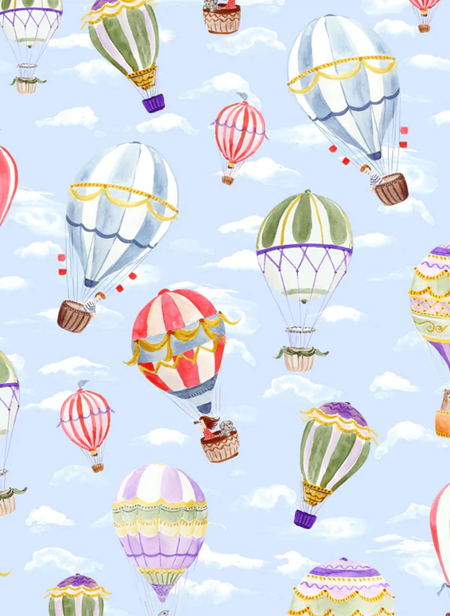 Up Up and Away in Blue