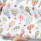 Up Up and Away Wallpaper in White