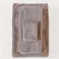 French Terry Bath Towel Collection in White Sand