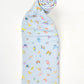 Blue Madame Butterfly Shawl Blanket