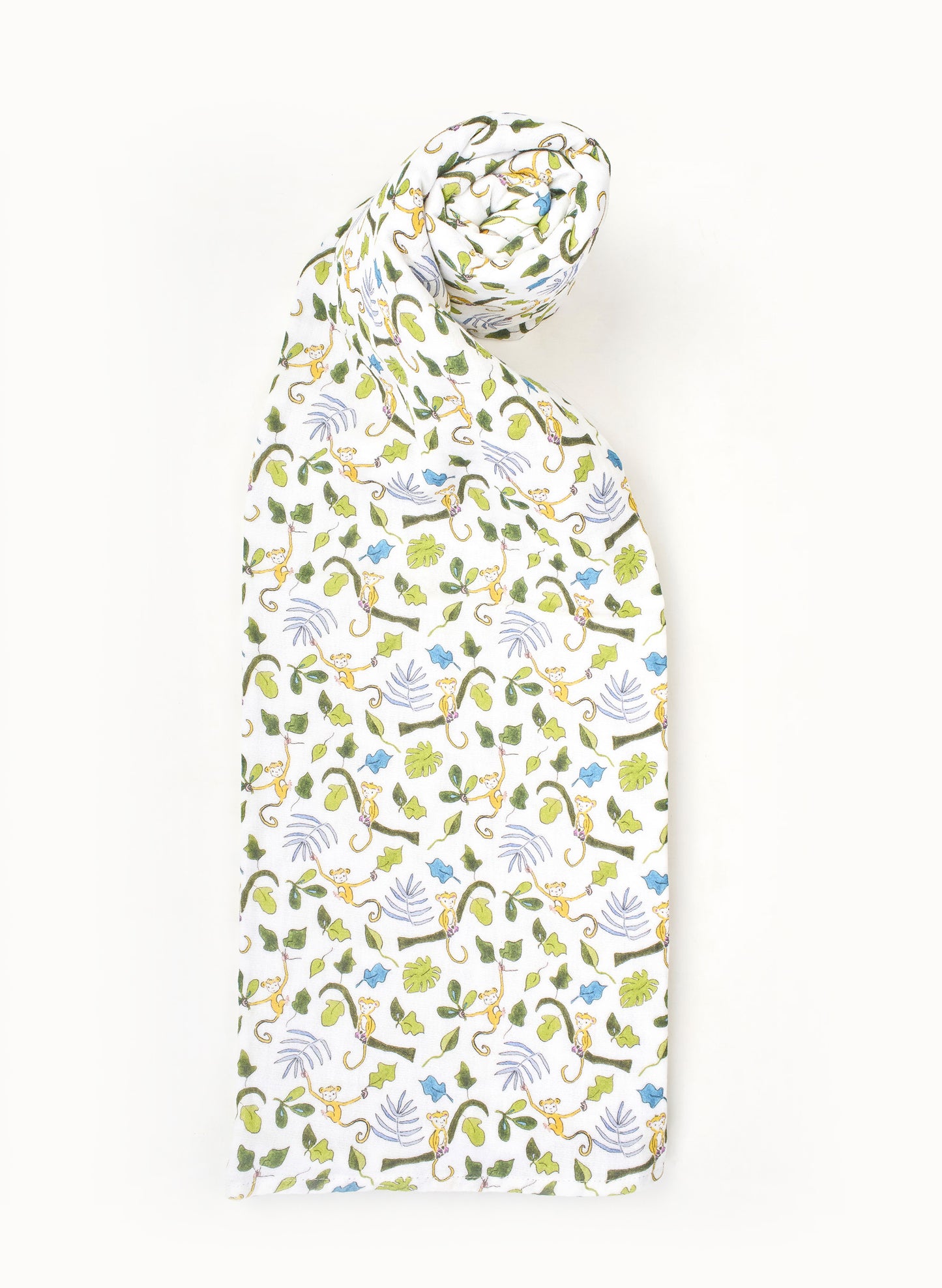 Baby Bib & Shawl Blanket Set - Happy Monkey