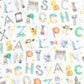 NYC Alphabet Soup Shawl Blanket
