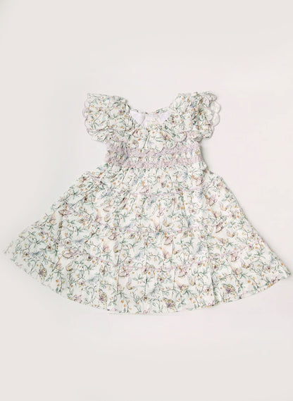 Floral dress on a white background
