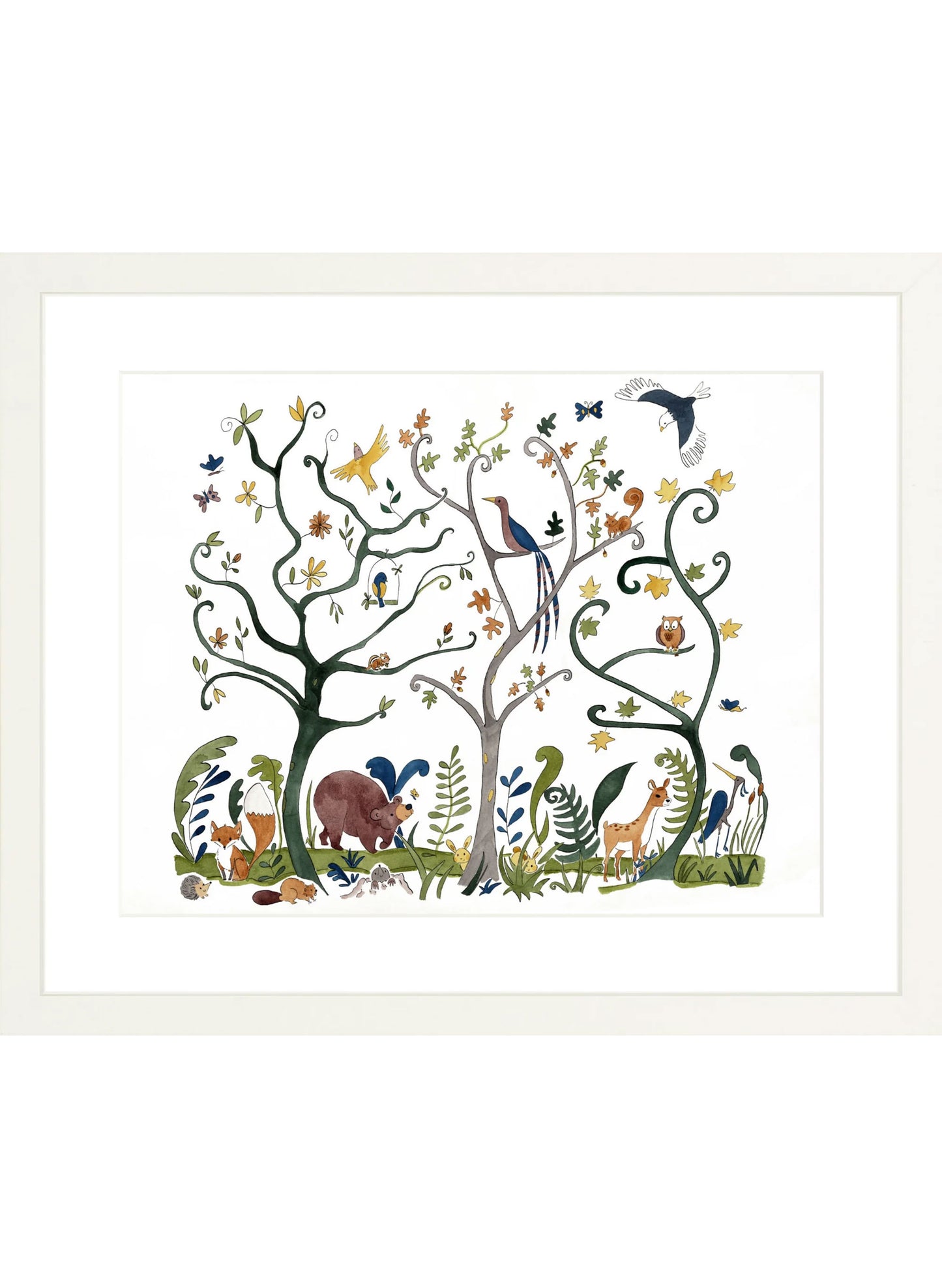 Art Print - Alsatian Forest Framed