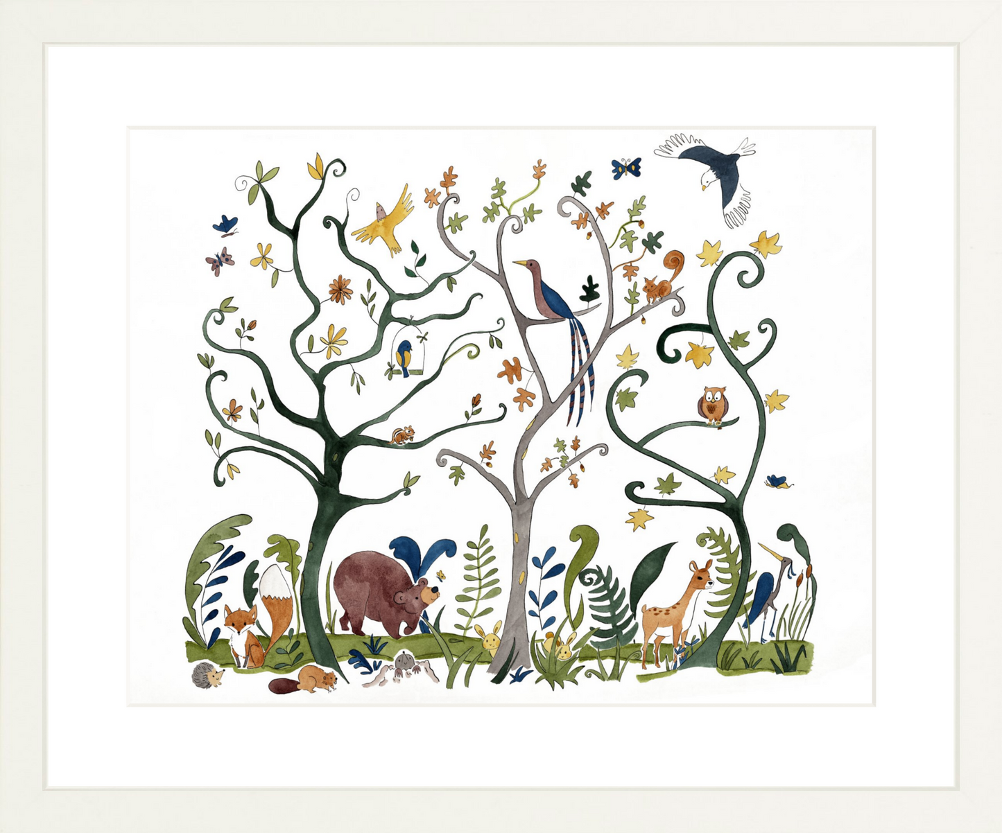 Art Print - Alsatian Forest Framed