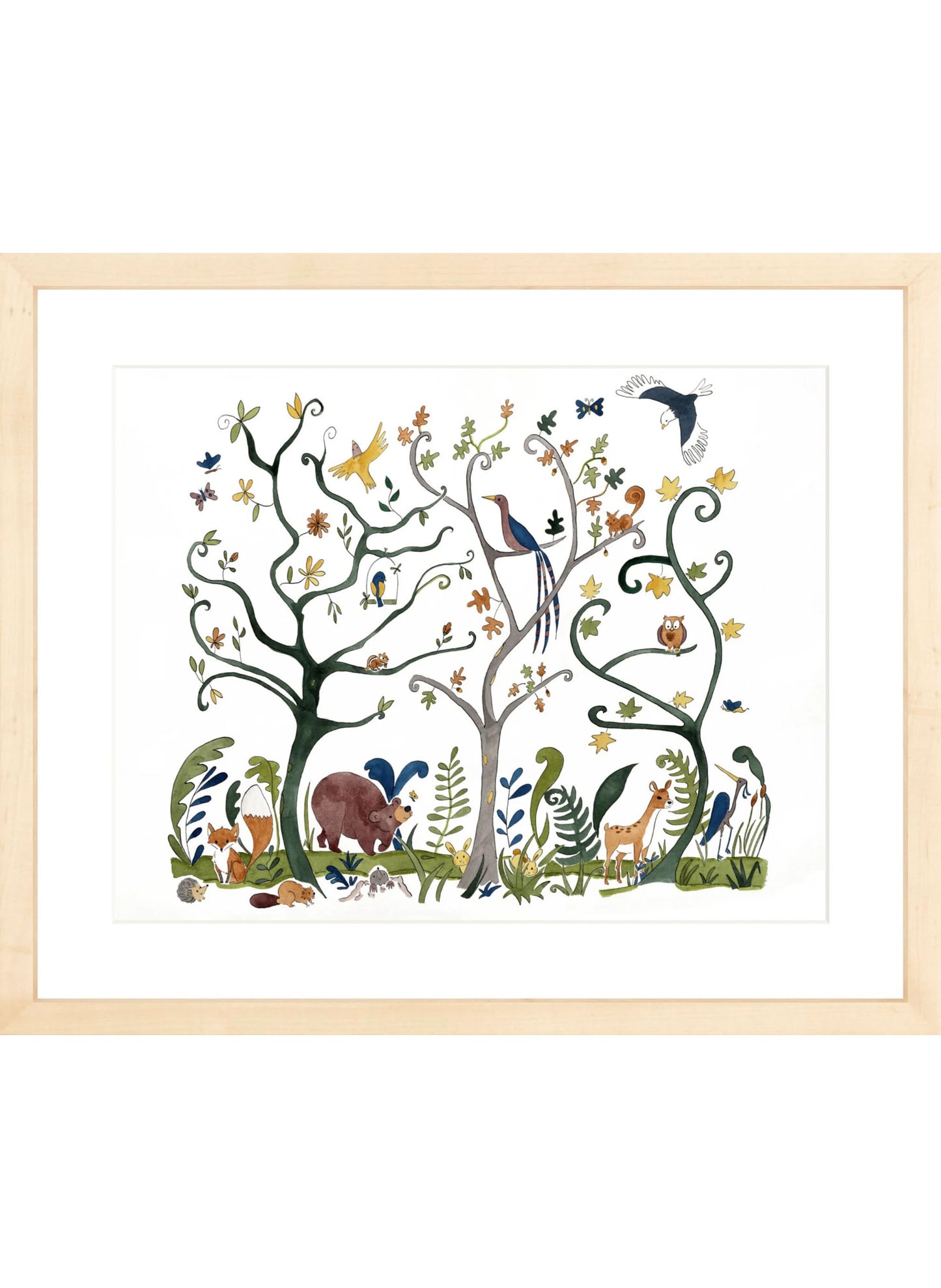 Art Print - Alsatian Forest Framed
