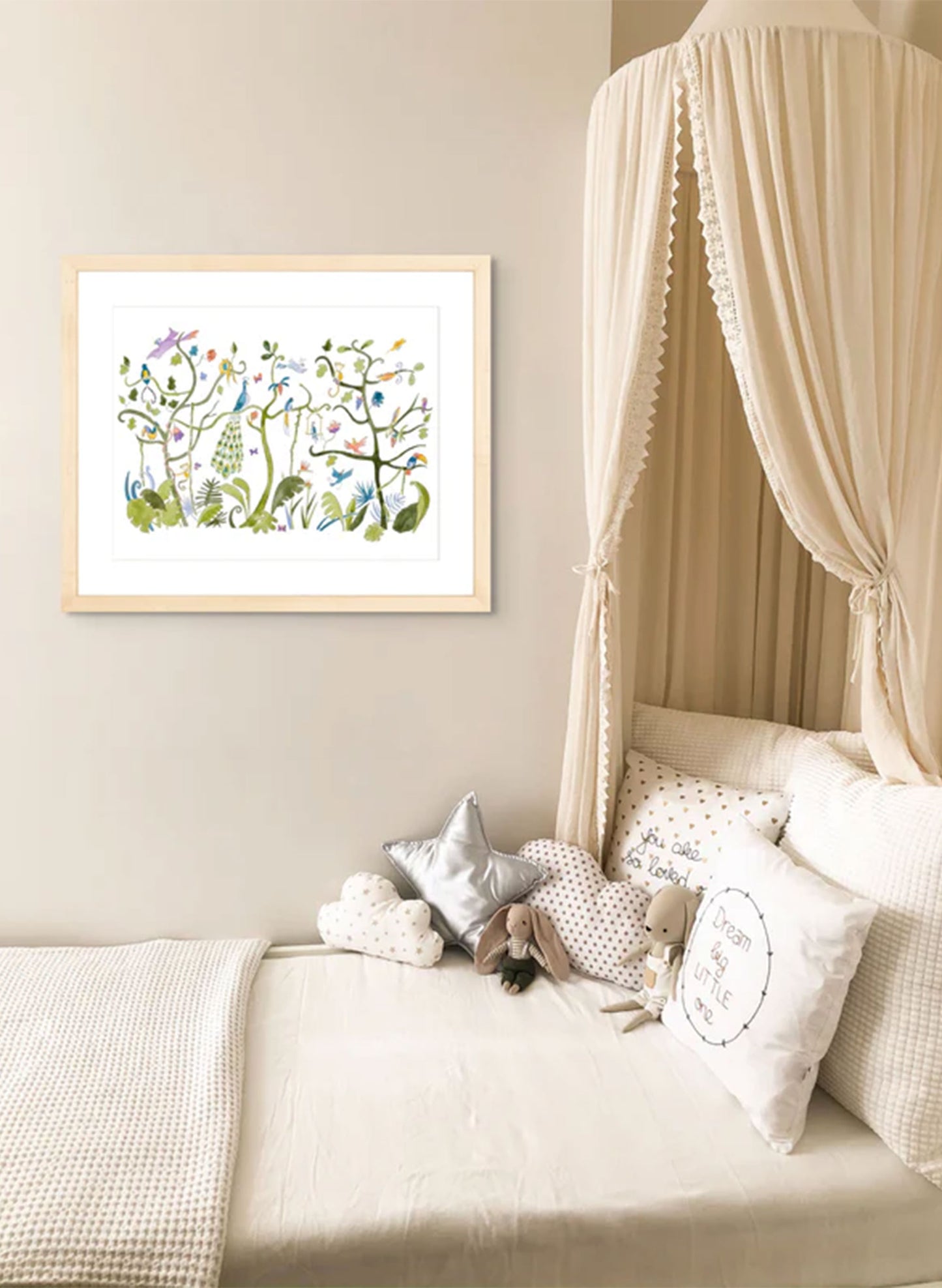 Art Print - Tropical Chinoiserie - Framed