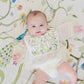 Organic cotton muslin shawl blanket by Timo & Violet